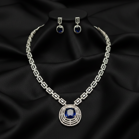 Imperial Blue Embrace Necklace
