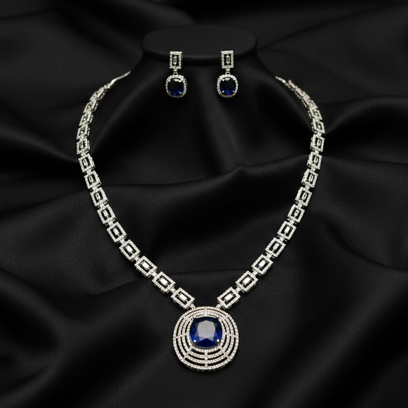 Imperial Blue Embrace Necklace