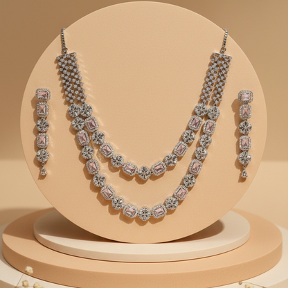 Celestial Flora Dual Line Necklace Set