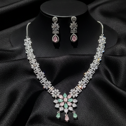 The Radiant Ruby Halo Set