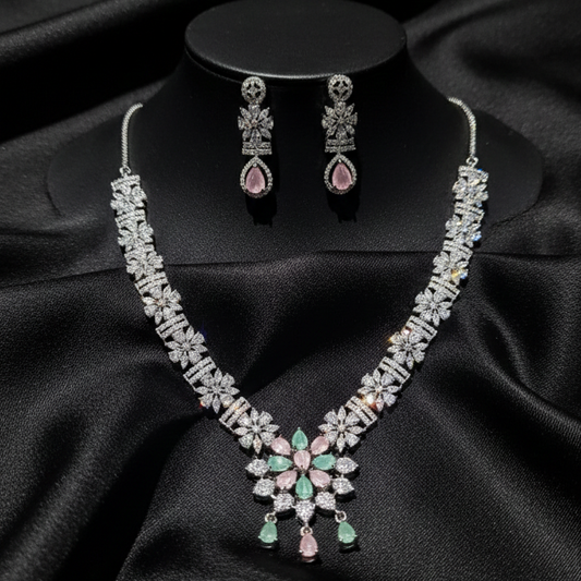 The Radiant Ruby Halo Set