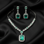 Midnight Royale Rectangular Sapphire Set