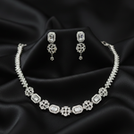 Celestial Flora Tennis Necklace Set