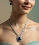 Imperial Blue Embrace Necklace