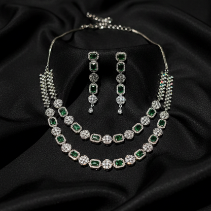 Celestial Flora Dual Line Necklace Set