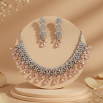 Blush Petal-Drop Necklace