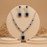Midnight Royale Rectangular Sapphire Set