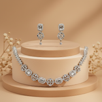 Celestial Flora Tennis Necklace Set