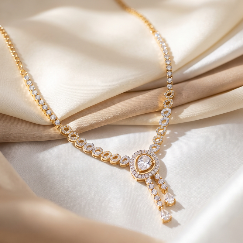 The Dewdrop Cascade Necklace